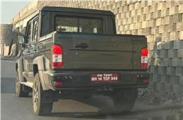 Force Gurkha 5 door pickup spied in India